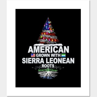 Christmas Tree  American Grown With Sierra Leonean Roots - Gift for Sierra Leonean From Sierra Leone Posters and Art